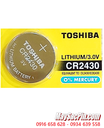 Pin CR2430 _Pin Toshiba CR2430; Pin 3v lithium Toshiba CR2430 chính hãng